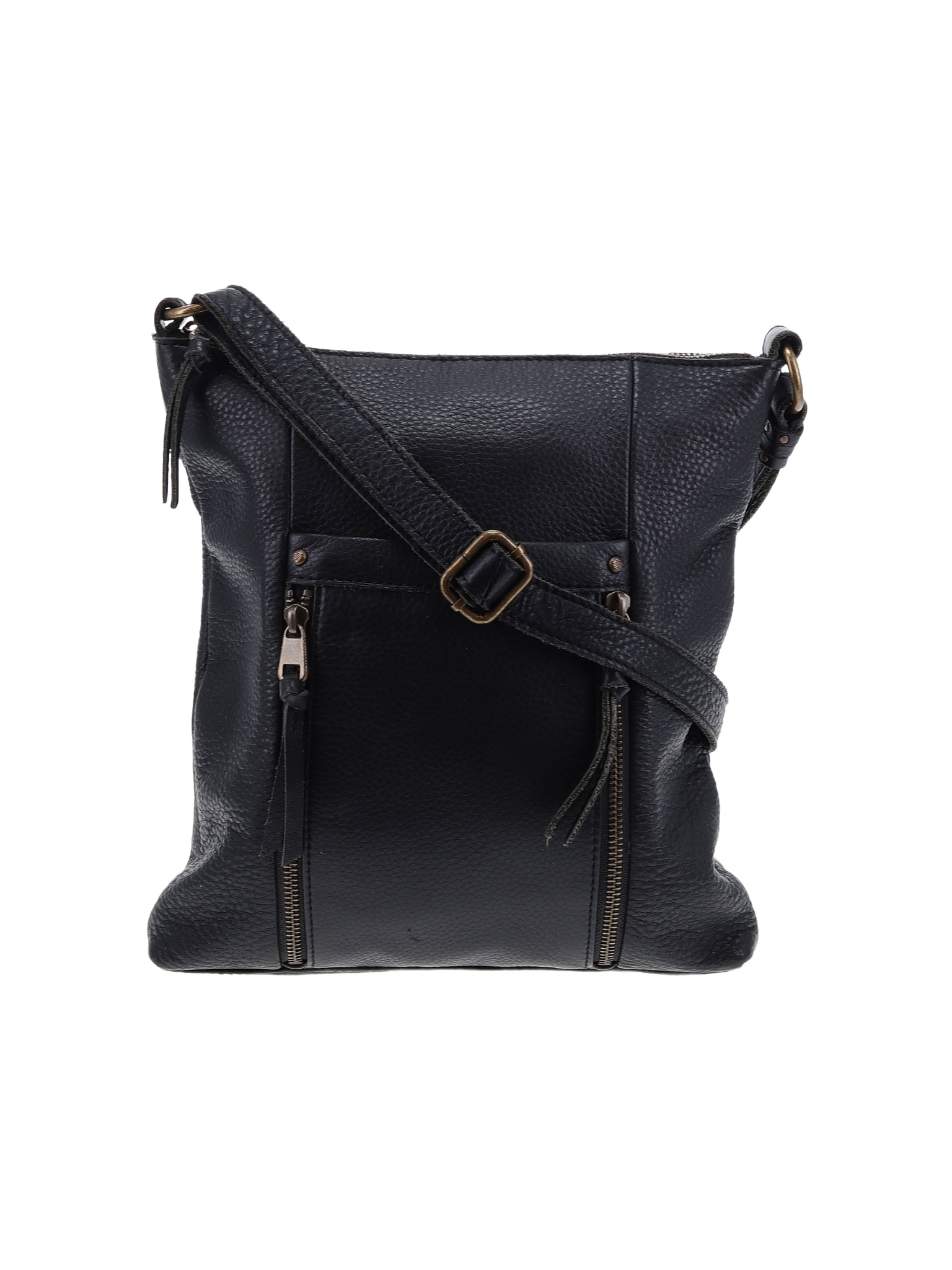 The Sak Solid Black Leather Crossbody Bag One Size - 66% off | thredUP