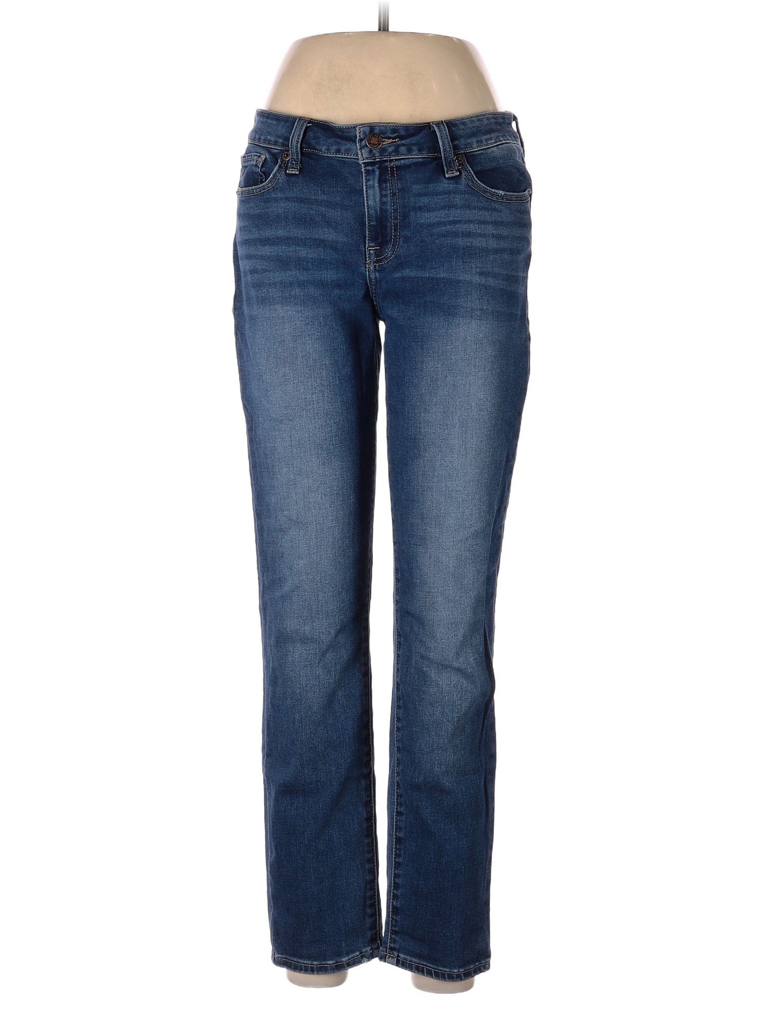 Lucky Brand Solid Blue Jeans 29 Waist - 70% off | thredUP