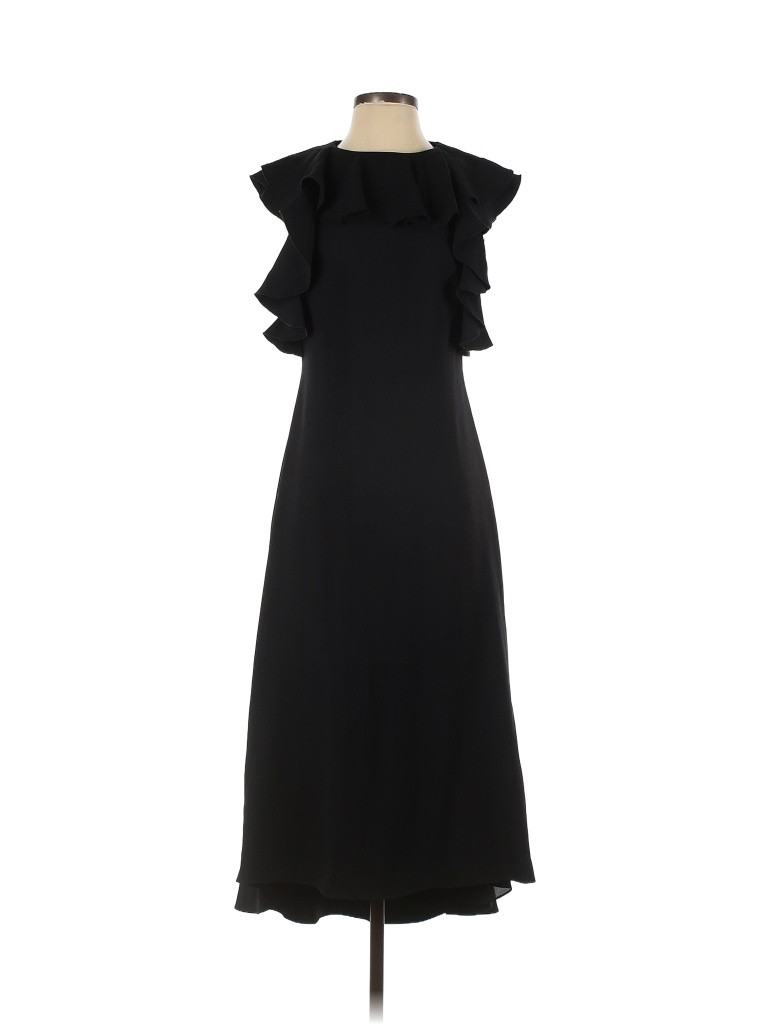 The Madison Avenue Collection X Kate Spade Solid Black Casual Dress