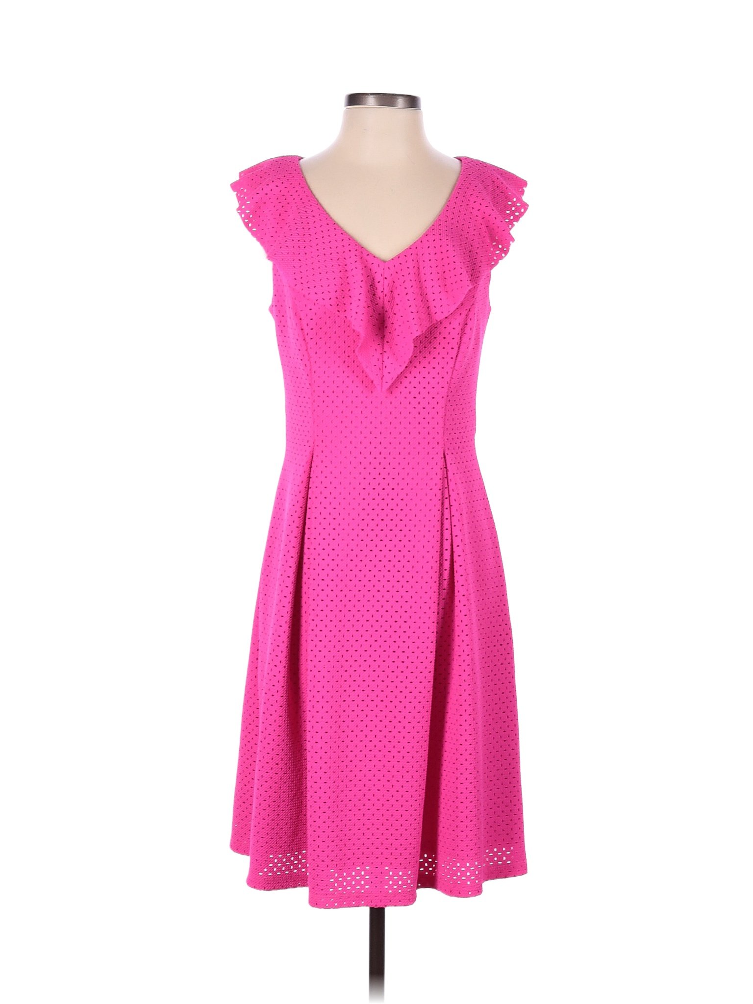 Eliza J Pink Casual Dress Size 6 - 80% off | ThredUp