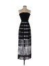Karen Kane 100% Viscose Graphic Ombre Tie-dye Black Blue Casual Dress Size XS - photo 1