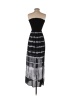 Karen Kane 100% Viscose Graphic Ombre Tie-dye Black Blue Casual Dress Size XS - photo 2