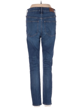 Madewell Petite 11" High-Rise Skinny Jeans in Ames Wash: Button-Front Edition (view 2)