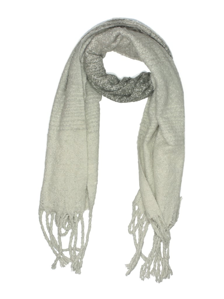 Pre-owned Mer Sea & Co Scarf In Gray
