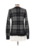 Ann Taylor Factory 100% Cotton Checkered-gingham Color Block Black Pullover Sweater Size L - photo 2