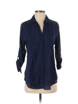 Lord & Taylor 3/4 Sleeve Button-Down Shirt (view 1)
