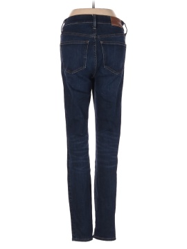 Madewell 9" Mid-Rise Skinny Jeans in Larkspur Wash: TENCEL&trade; Denim Edition (view 2)