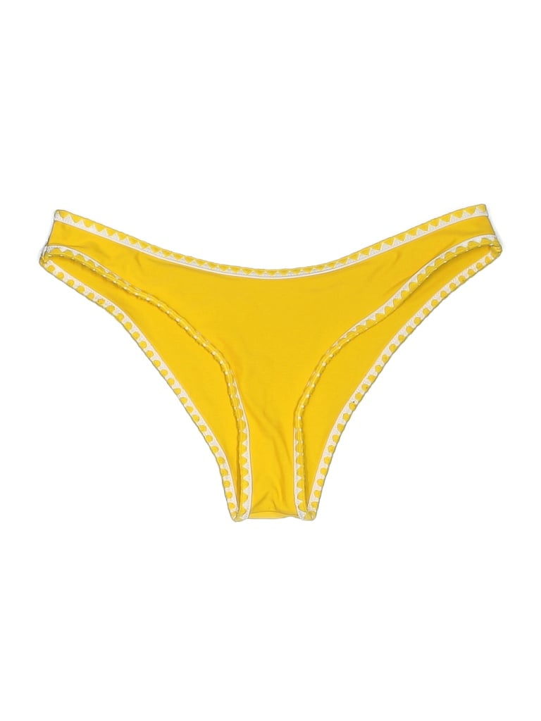 Pre-owned Shein Swimsuit Bottoms In Yellow