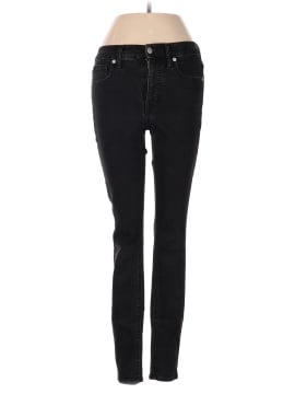 Madewell 9" Mid-Rise Skinny Jeans in Lunar Wash (view 1)