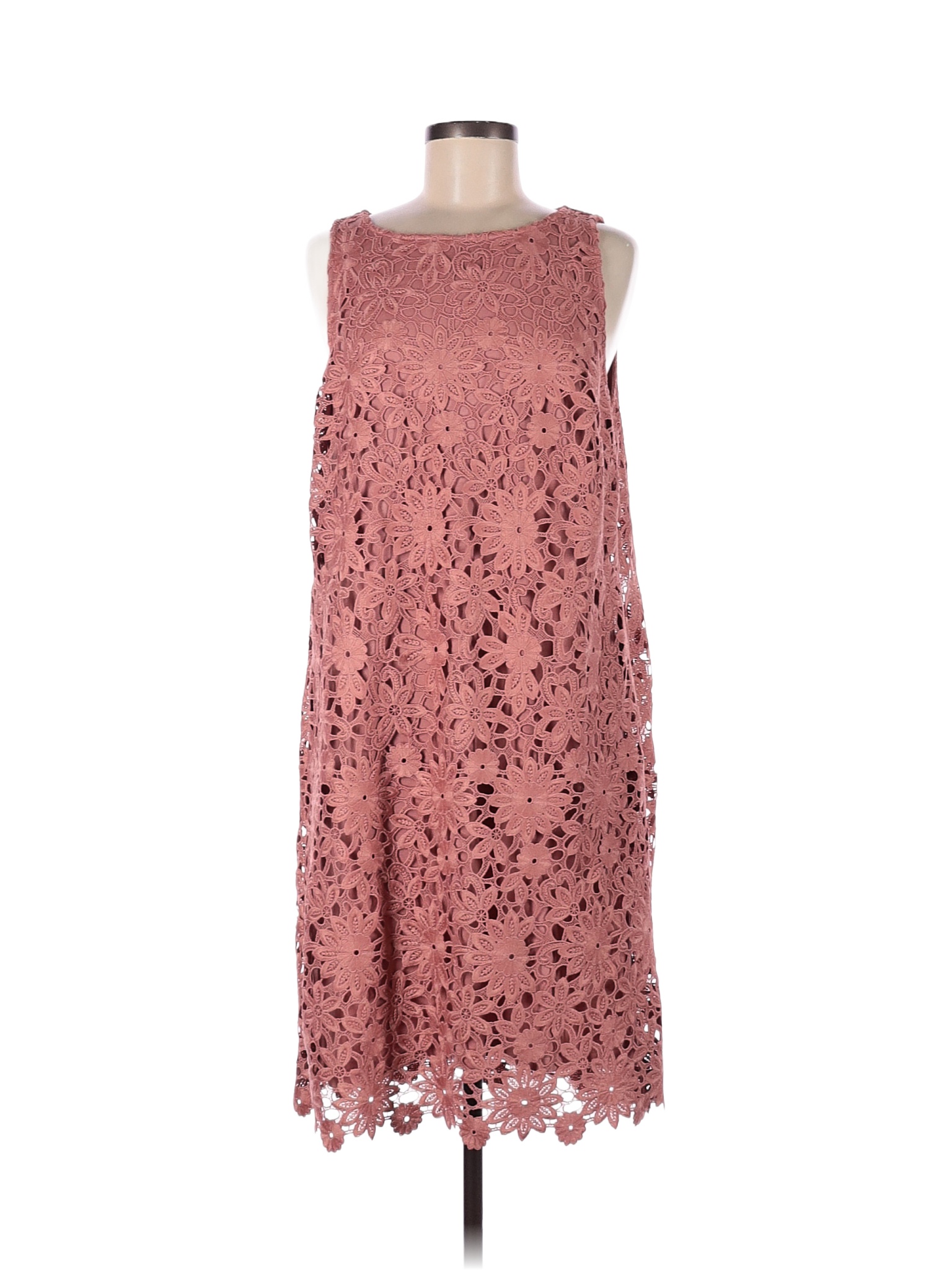 J.Jill 100 Polyester Pink Casual Dress Size M 74 off thredUP