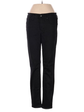 Madewell 9" High-Rise Skinny Sateen Jeans (view 1)