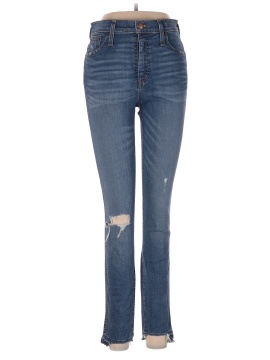 Madewell 10" High-Rise Skinny Jeans: Drop Step-Hem Edition (view 1)