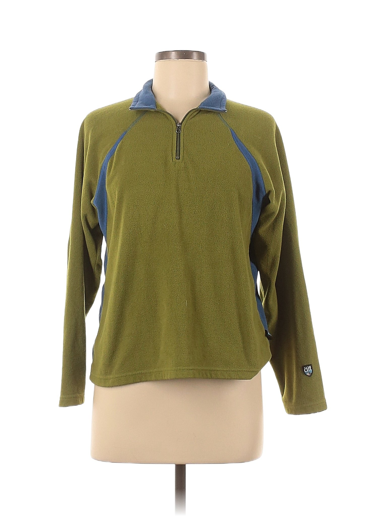 Alf 100% Polyester Colored Green Fleece Size M - 85% off