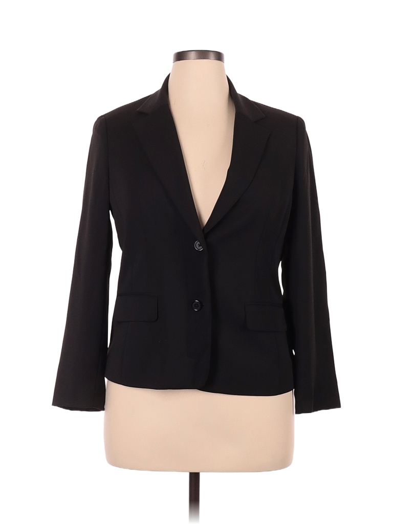 Yansi Fugel 100% Polyester Black Blazer Size 14 - 80% off | thredUP