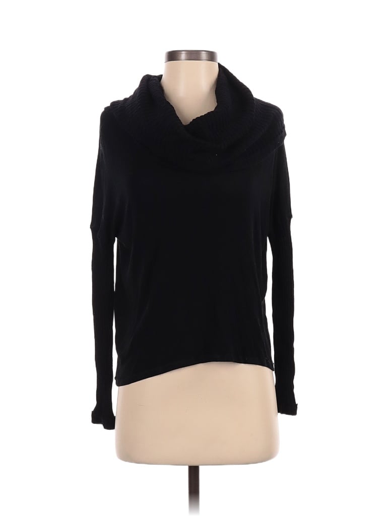 Bordeaux Color Block Solid Black Pullover Sweater Size XXS - 85% off ...