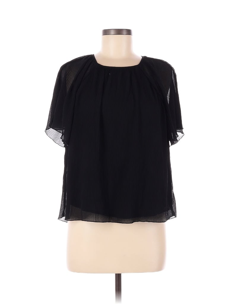Guess 100% Polyester Black Short Sleeve Blouse Size XS - photo 1