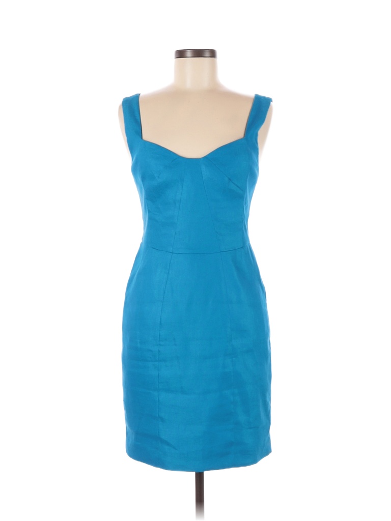 Bebe Solid Blue Cocktail Dress Size 6 - 69% off | thredUP