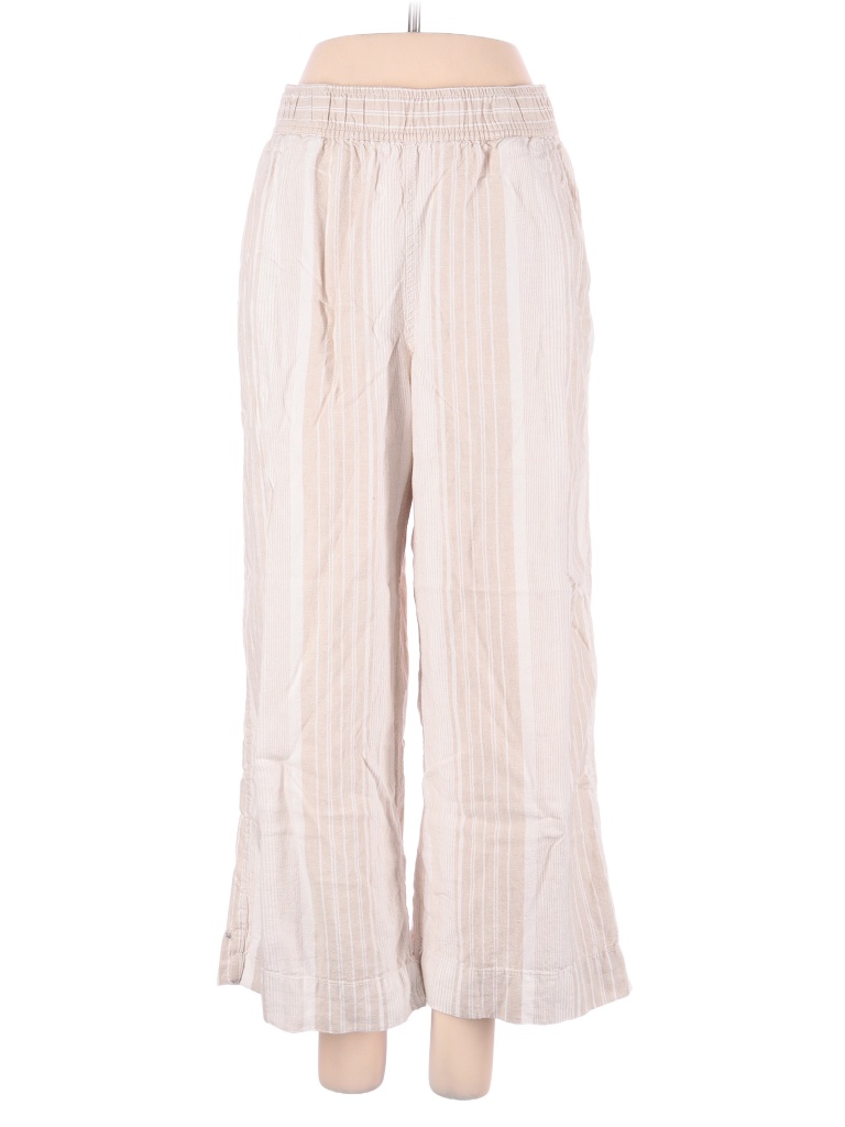 Tahari Ivory Linen Pants Size M - 77% off | thredUP