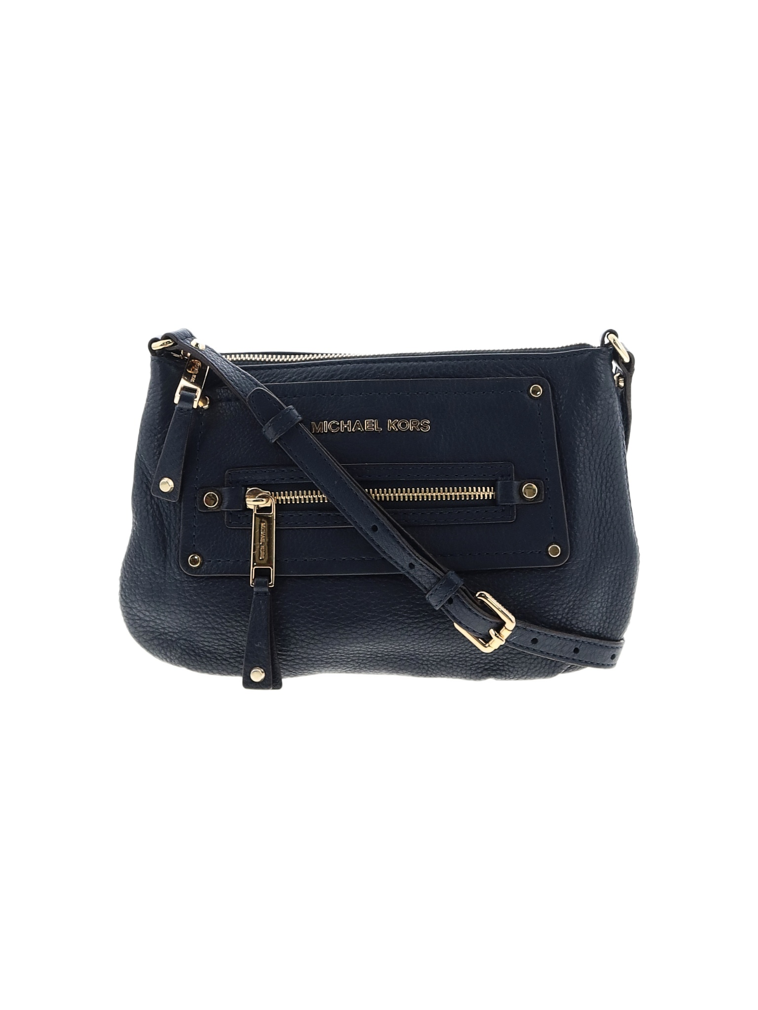 Michael Kors Blue Leather Handbag