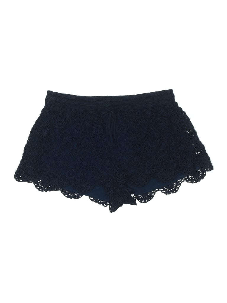 Joie 100% Cotton Jacquard Damask Brocade Blue Shorts Size XS - photo 1