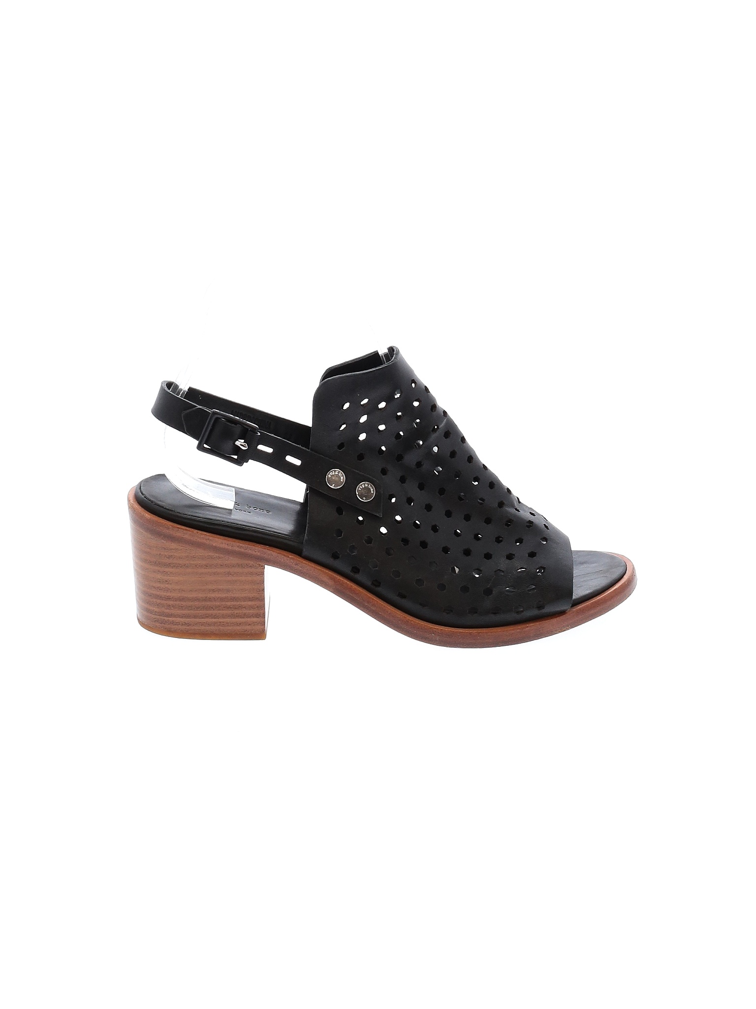 Rag & Bone 100% Leather Solid Black Heels Size 38 (EU) - 82% off | thredUP