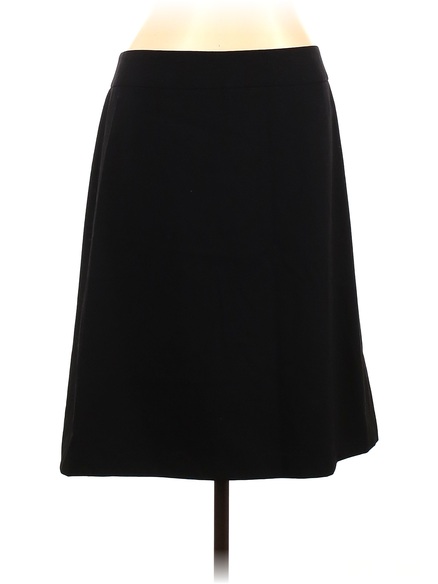 Banana Republic Solid Colored Black Wool Skirt Size 12 78 off thredUP