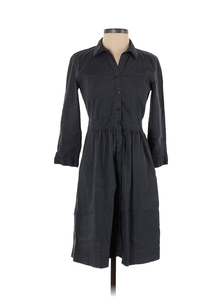 Eileen Fisher Gray Casual Dress Size P (Petite) - photo 1