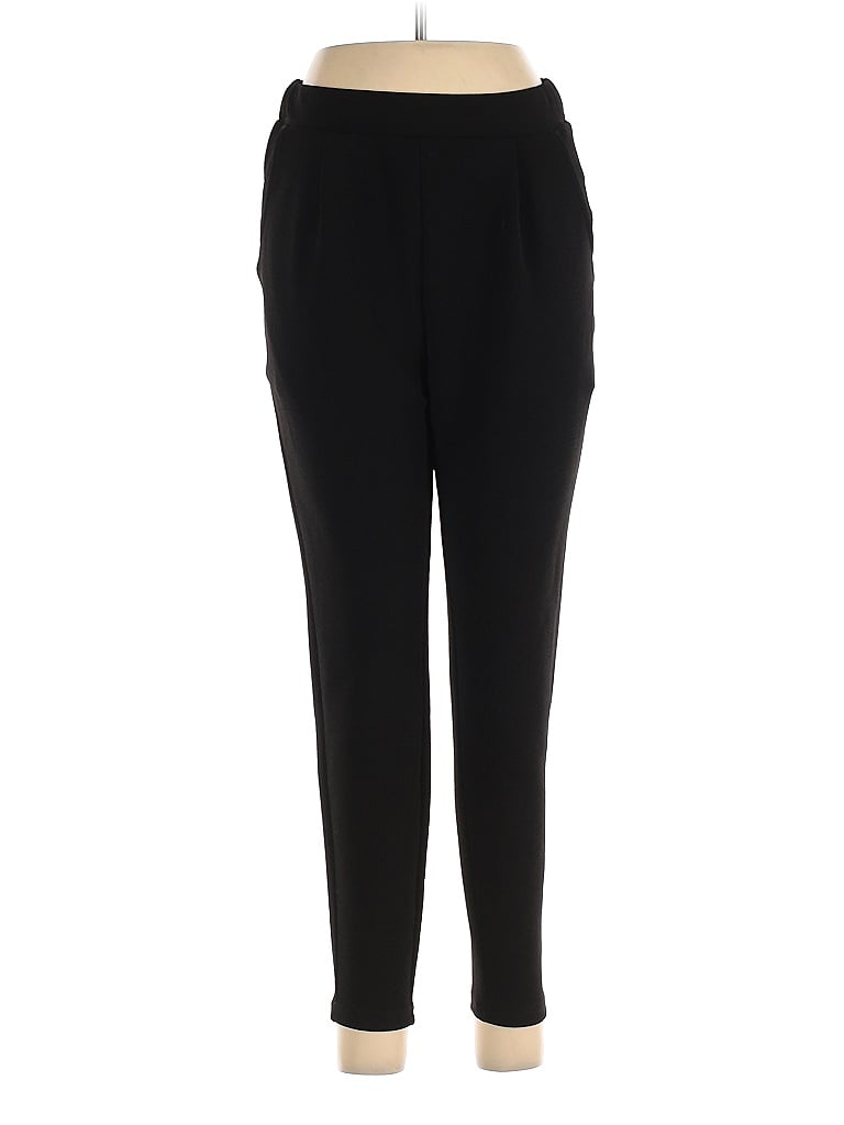 Pre-owned Shein Casual Pants In Black