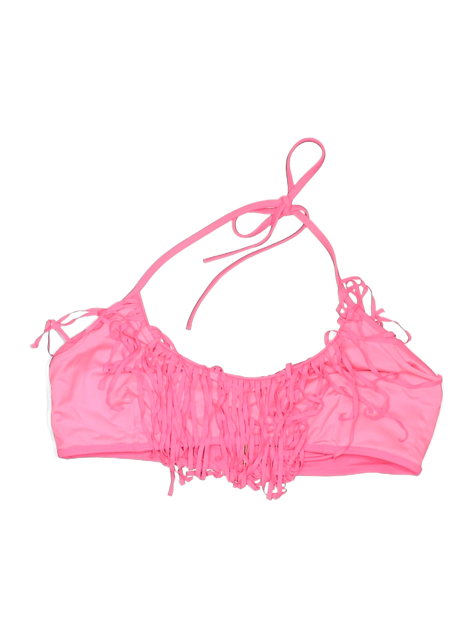 Victoria's Secret Solid Colored Pink Swimsuit Top Size L 75 off