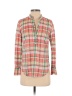 J.Crew 100% Cotton Plaid Pink Long Sleeve Button-Down Shirt Size 00 - photo 1
