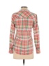J.Crew 100% Cotton Plaid Pink Long Sleeve Button-Down Shirt Size 00 - photo 2
