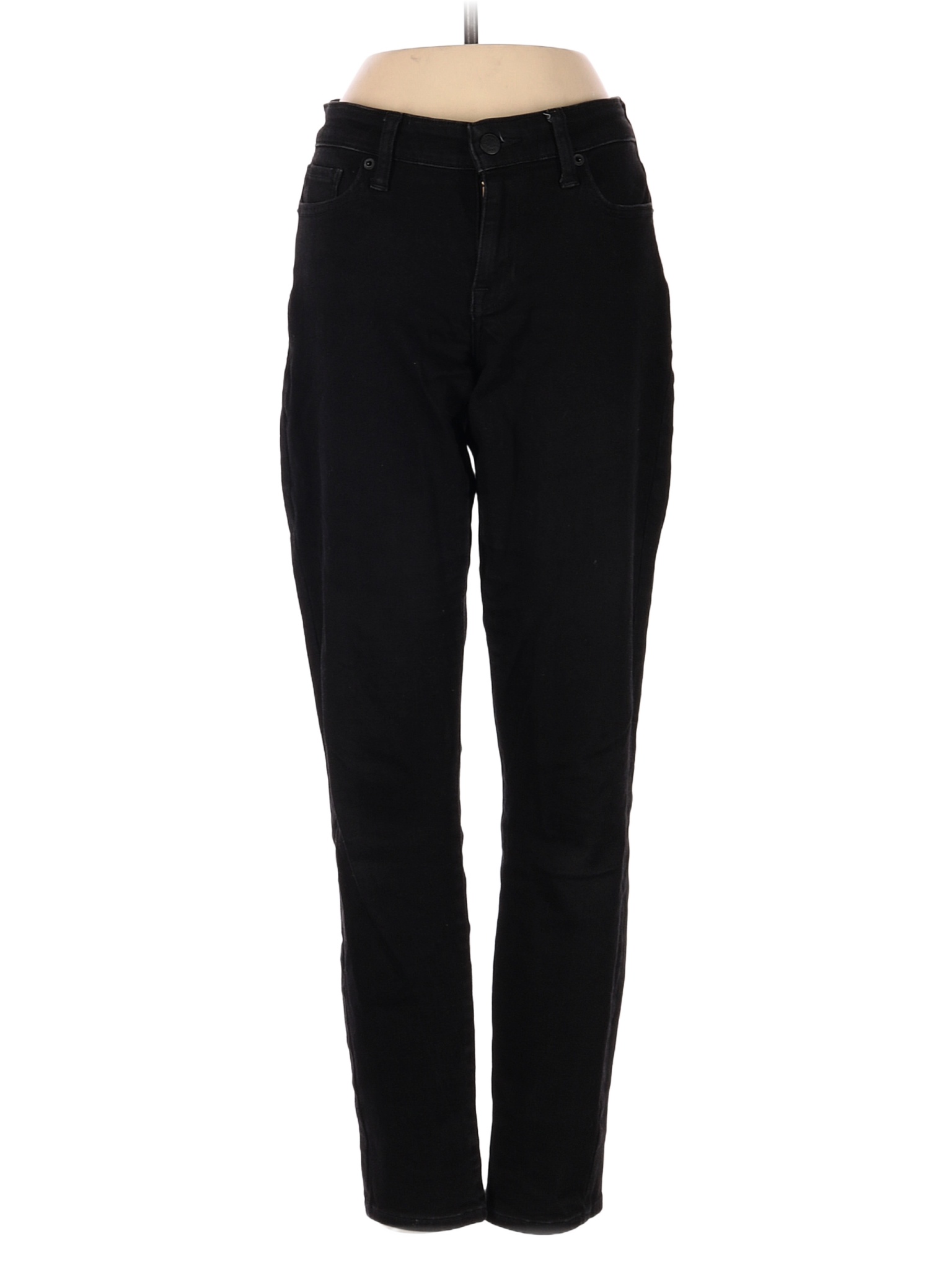 Lucky Brand 100 Cotton Solid Black Jeans Size 4 82 off thredUP