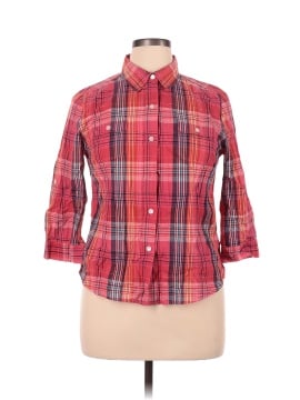 Liz & Co Long Sleeve Button-Down Shirt (view 1)
