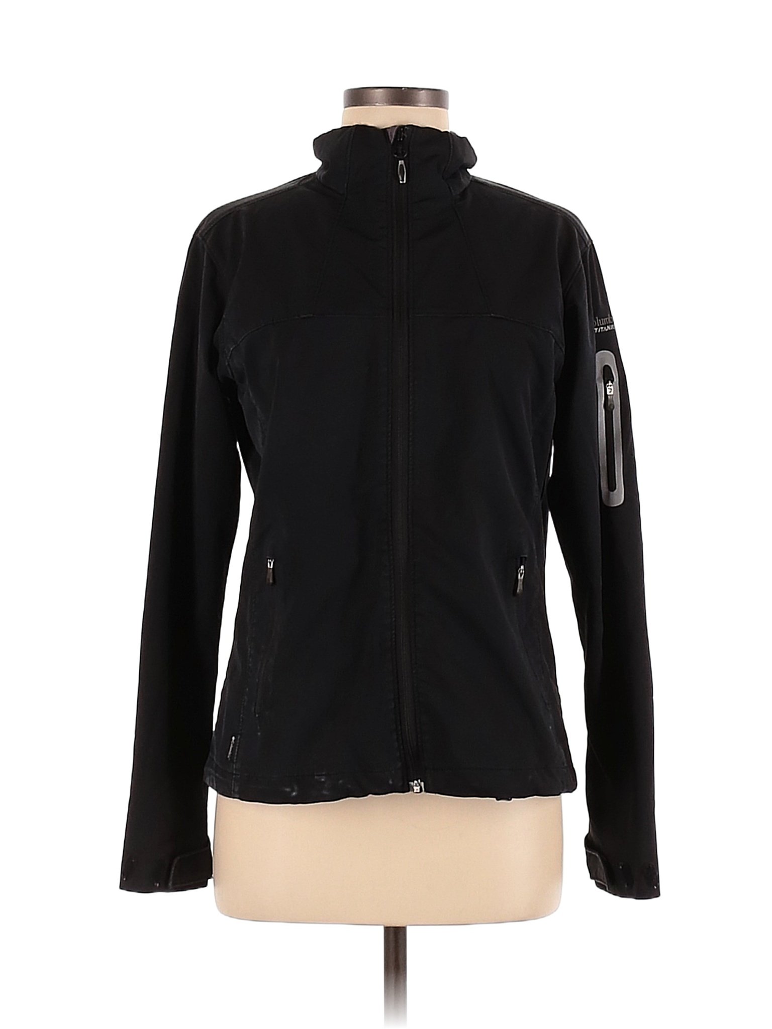 Columbia Black Track Jacket Size M 62 off thredUP