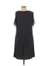 MSK Polka Dots Black Casual Dress Size L - photo 2