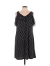 MSK Polka Dots Black Casual Dress Size L - photo 1