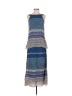 Label by Ritu Kumar 100% Viscose Stripes Blue Casual Dress Size 2 - photo 1