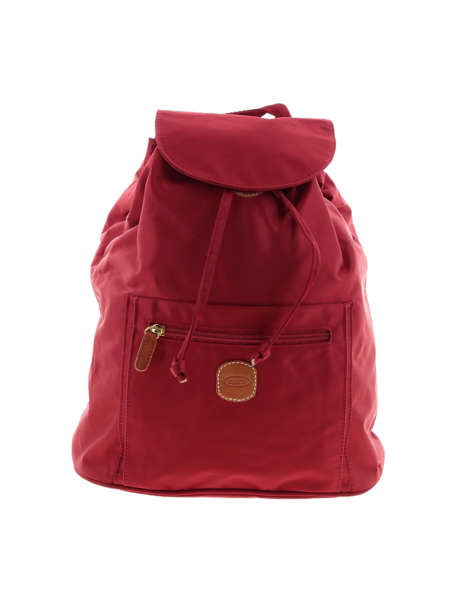 Bric's Solid Colored Red Backpack One Size - 75% off | thredUP