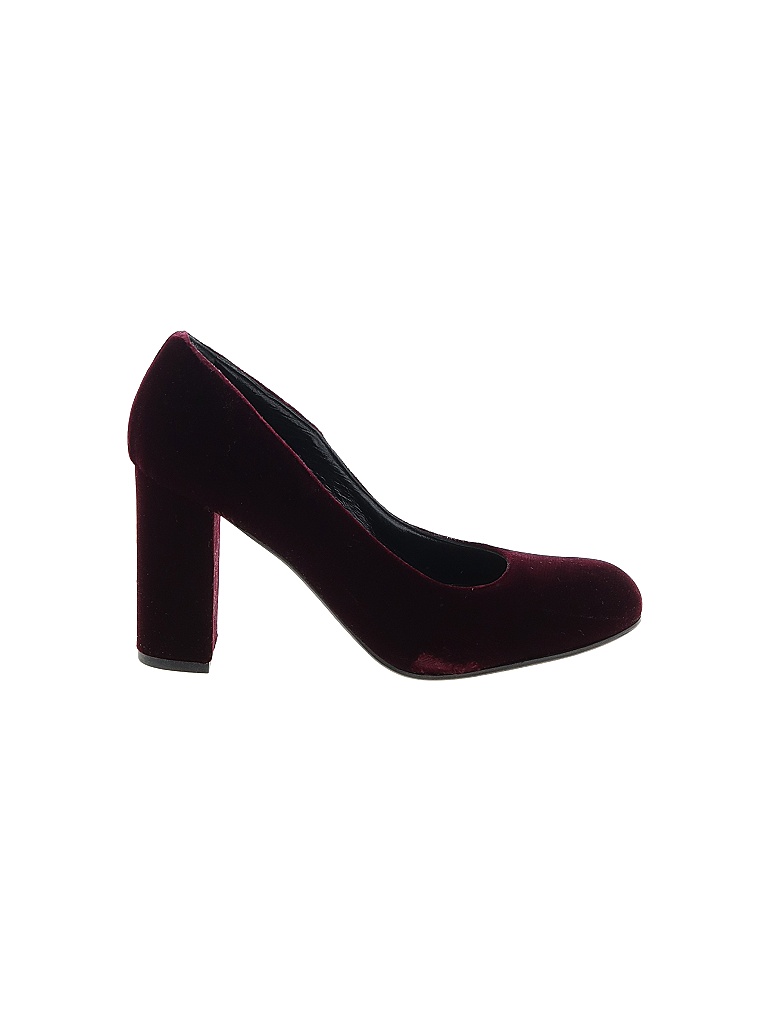 Barneys New York Solid Colored Burgundy Heels Size 37 (EU) - photo 1