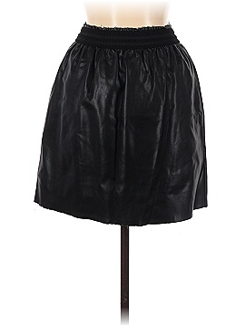 Zara Basic Faux Leather Skirt (view 2)