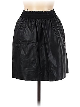 Zara Basic Faux Leather Skirt (view 1)