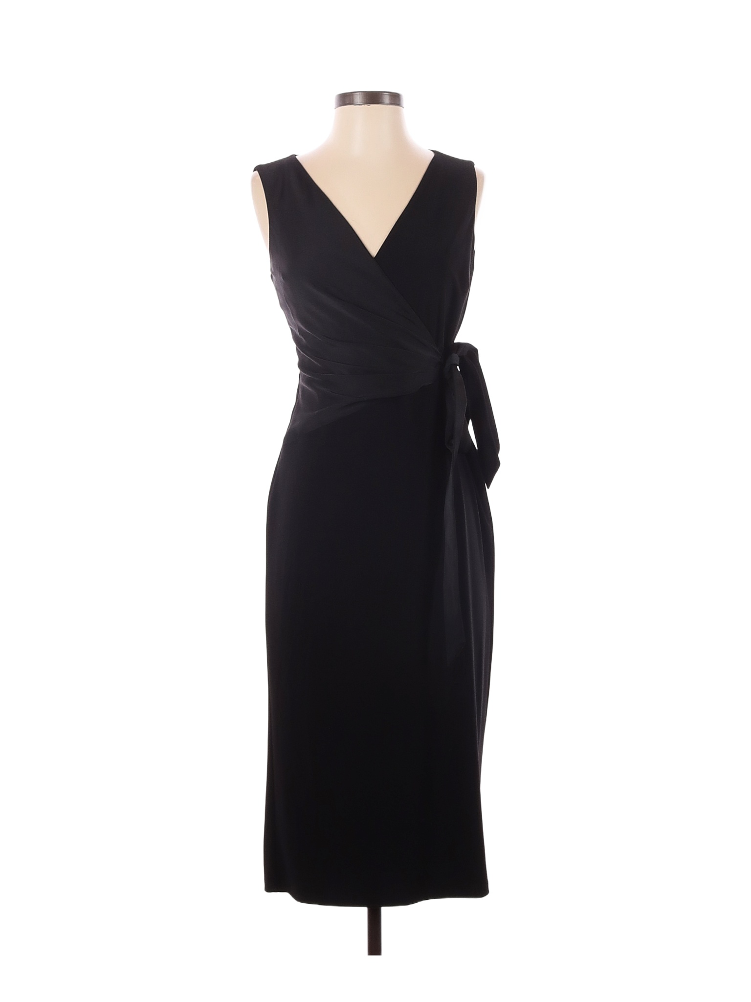 Lauren by Ralph Lauren Solid Black Cocktail Dress Size 2 - 72% off ...