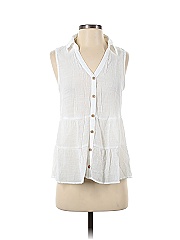 Fortune + Ivy Sleeveless Button Down Shirt