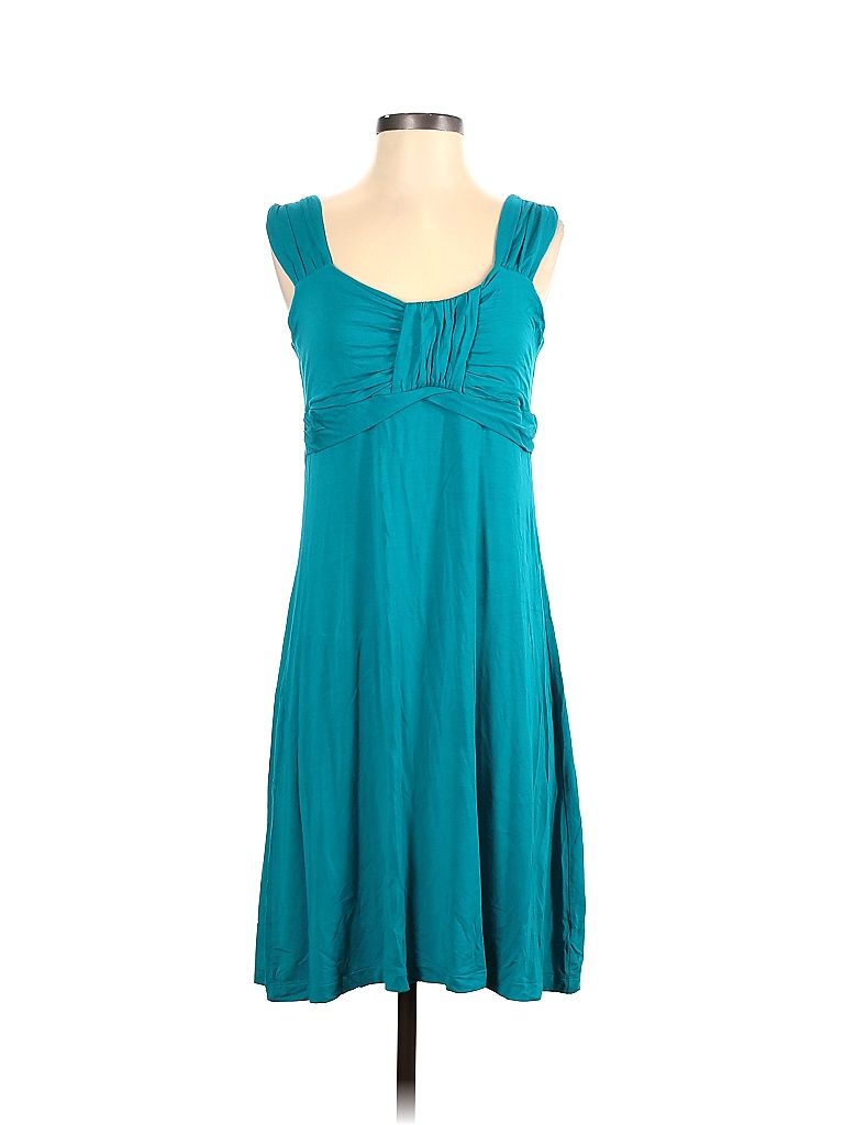 Athleta Solid Teal Blue Casual Dress Size M 43 Off Thredup