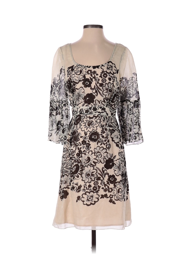 Tracy Reese Floral Ivory Casual Dress Size 4 - photo 1