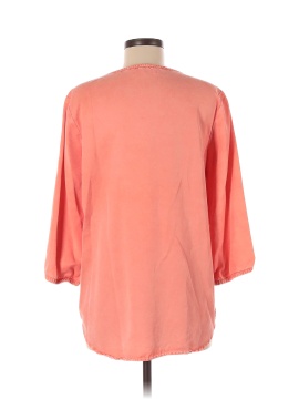 Side Stitch 3/4 Sleeve Blouse (view 2)