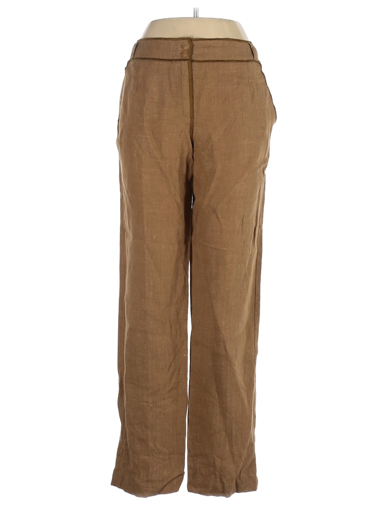 Harve Benard by Benard Holtzman 100% Linen Solid Colored Brown Linen ...