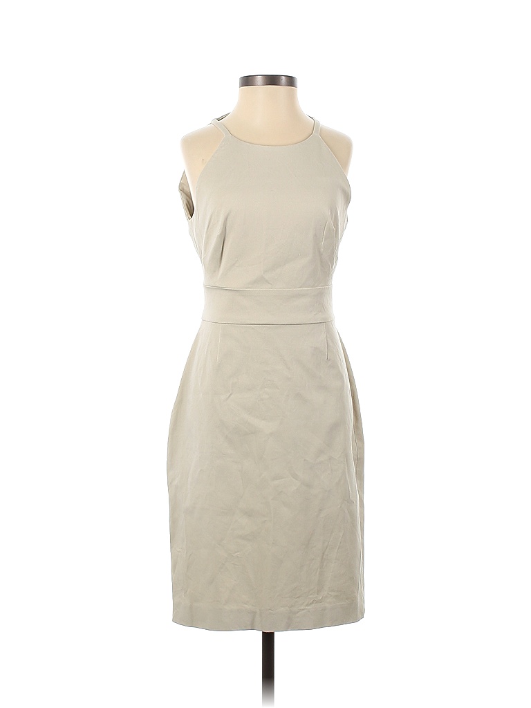 Banana Republic Solid Tan Casual Dress Size 2 (Petite) - 86% off | ThredUp