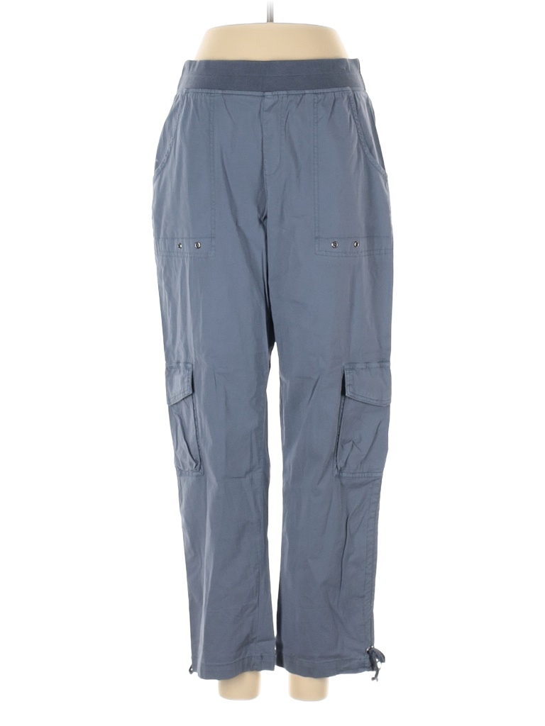 Soft Surroundings Solid Blue Cargo Pants Size S - 71% off | thredUP