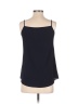 Uniqlo 100% Polyester Black Blue Sleeveless Blouse Size S - photo 2